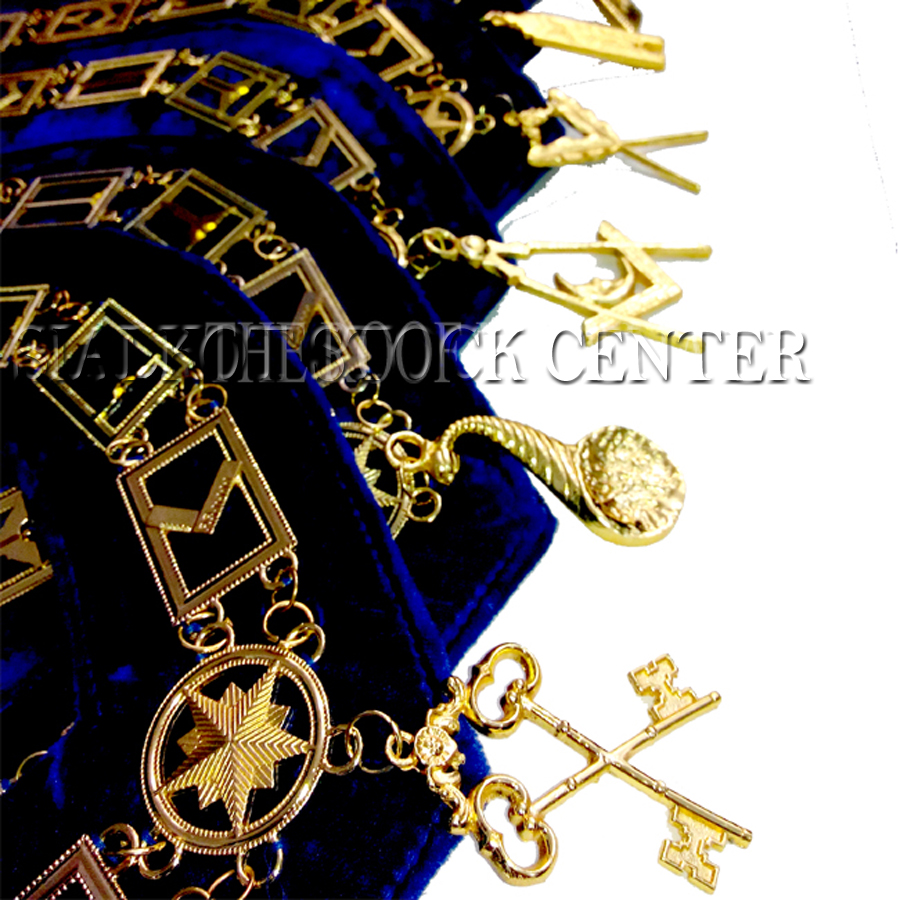 Blue Lodge Officer Chain Collar